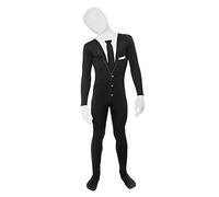 Morphsuits Disfraz Slenderman Niño, Traje de Miedo para Halloween, Disfraces Infantiles