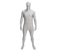 Morphsuits MSSIM - Traje "Disfraz de segunda piel", talla M, color plateado
