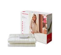 Morphy Richards EverCosy - Manta eléctrica Doble, 150 x 122 cm, para Dolor de Espalda y Noches frías, 9 ajustes de Calor, Temporizador de 9 Horas, Aprobado por BEAB, Costo de 3 p/h, Color Crema