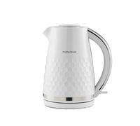 Morphy Richards Hervidor de agua de colmena, 1,5 L, sistema de llenado fácil, boquilla de agua mejorada, ebullición rápida de 3 KW, base de 360 grados, filtro de cal, ventana de visualización de agua,