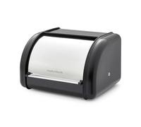 Morphy Richards Panera compacta, 8 L, diseño de carbono y acero inoxidable para mayor durabilidad y pan más fresco, tapa de fácil acceso, tecnología de amortiguación de ruido, base antideslizante
