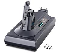 Morpilot 6500mAh 25,2 V Li-Ion Batería para Aspiradora de Escoba Inalámbrica Dyson V10 SV12 Absolute Animal Motorhead Fluffy Extra Cyclone, Reemplaza a la Dyson 969352-02