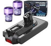 Morpilot 8000 mAh Batería de Clip para Dyson V11 V15 Absolute+ Animal Torque Drive Total Clean Extra Outsize, V15 Detect Submarine SV14 SV16 SV18 SV22
