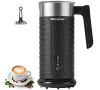 Morpilot Espumador de Leche Eléctrico 4 en 1, Apto para Lavavajillas, Espuma Fría y Caliente, Calentador de Leche Automático, Fácil de Limpiar, Silencioso, para Cappuccino, Latte y Macchiato