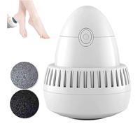 Morrat Foot Grinder - Advanced Morrat Foot Grinder with Dual Roller System & Integrated Vacuum, Portable USB Rechargeable Pedicure Tool for Hard Skin and Dry Heels (2 Grinding head)
