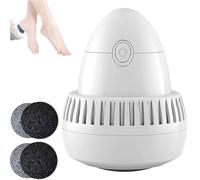 Morrat Foot Grinder - Advanced Morrat Foot Grinder with Dual Roller System & Integrated Vacuum, Portable USB Rechargeable Pedicure Tool for Hard Skin and Dry Heels (4 Grinding head)