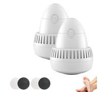 Morrat Foot Grinder, New Morrat Electric Foot Grinder, Adjustable Wireless Portable Electric Feet Grinders with 2 Grinding Head, Portable Feet Trimmer for Dead/Hard Cracked/Dry Skin (2pcs)