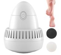 Morrat Lima de pies, removedor eléctrico de callos profesional con 2 cabezales, herramienta de pedicura recargable por USB para piel muerta/exfoliación potente (1Piezas)