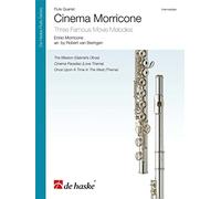 Morricone, Ennio: Cinema Morricone: für 4 Flöten (Ensemble) Partitur und Stimmen