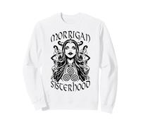 Morrigan Sisterhood Halloween Gótico Bruja Wiccan Pop Art Sudadera