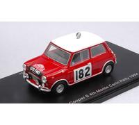 Morris Cooper S #182 4th Carlo Rally 1964 T. Makinen / P.Vanson 1:43 Modelo