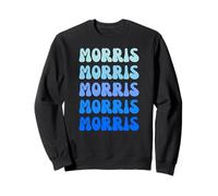 Morris Retro Name Stack Design Sudadera