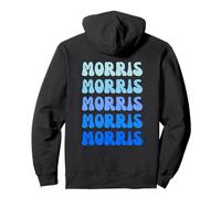 Morris Retro Name Stack Design Sudadera con Capucha