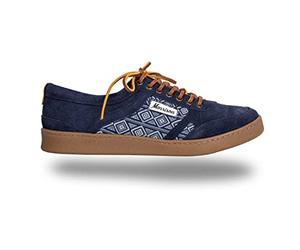 Morrison - Zapatillas Shelby - Fabricada en Serraje - Color Azul Marino - Material Exterior: Ante - Diseño Unisex - Hecho a Mano en España - Talla 45