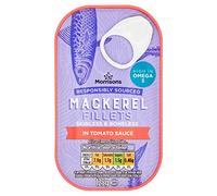 Morrisons Filetes de caballa en salsa de tomate 125 g
