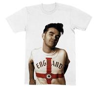 Morrissey T Shirt Glamorous Glue Logo Nuevo Oficial De Los Hombres Blanco Size L