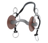 Mors combinado para caballos con paso de lengua, suave Beris Konnex 130 mm