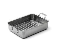 Morsø Sartén de horno 79NORD con rejilla 40x25x10 cm Acero inoxidable