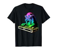 Morsa DJ Music Party Amante de los Animales Camiseta