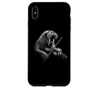 Morsa tocando violinista violinista amante de los animales Carcasa para iPhone XS Max