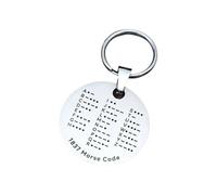 Morse Code Trainer, Portable Learning Card Educational Tool Stainless Steel Morse Code Practice Board for Adults Men Women Ham Radio Amateur Radio Outdoor Indoor Use, Signal Training Skill Builder