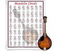 morse Productions Mandoline Chord Mini Chart