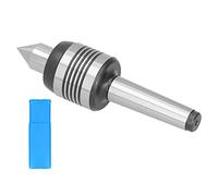 Morse Taper Center MT2 Live Center, Lathe Drive Center with 5 - Slot Design, High - Speed Steel Tip for Precision Woodworking and Metalworking, Compatible with CNC Lathes and Wood