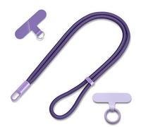 MORSUNBELA Handyband zum Umhängen, Handykette Lang, Lanyard Universal Handy Umhängeband, Verstellbar Handykette zum Umhängen Schlüsselband Lang - Deep Purple
