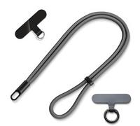 MORSUNBELA Schlüsselband Lang, verstellbare Schlüsselanhänger Lang Handykette Lanyard Universal Handy kette Handyanhänger Handyband zum Umhängen -Dunkelgrau