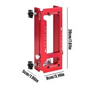 Mortajadora con cerradura, de guía para carpintería de dos funciones, plantilla de instalación de fresadora ajustable, instrumento de marco, equipo eficiente para colgar puertas,
