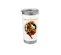 Mortal Kombat 11 Scorpion Flames Vaso térmico de acero inoxidable de doble pared