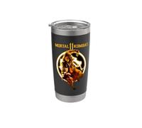 Mortal Kombat 11 Scorpion Flames Vaso térmico de acero inoxidable de doble pared