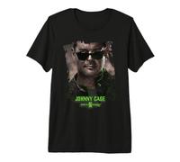 Mortal Kombat 2 Johnny Cage Portrait Camiseta Premium