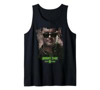 Mortal Kombat 2 Johnny Cage Portrait Camiseta sin Mangas
