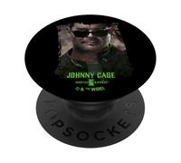 Mortal Kombat 2 Johnny Cage Portrait PopSockets PopGrip Adhesivo