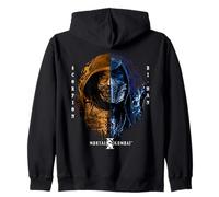 Mortal Kombat 2 Scorpion Bi-Han Mortal Enemies Sudadera con Capucha
