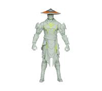 Mortal kombat figura glow in the dark edition raiden (gold label) 18 c