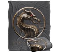 Mortal Kombat Movie Logo Manta súper suave con tacto sedoso - 152 x 127 cm