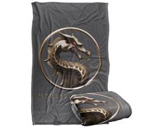 Mortal Kombat Movie Logo Manta súper suave con tacto sedoso - 91 x 147 cm