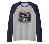 Mortal Kombat | Productos Oficiales de Videojuegos | WBMKT02 Camiseta Manga Raglan
