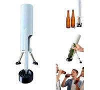 Mortar Beer Bottle Opener, 51mm Mortar Bottle Opener, Heavy-Duty Tactical Cap Launcher, Funny Hands-Free Push Down Bottles Cap Launcher, Home Party Bar Desk Decor