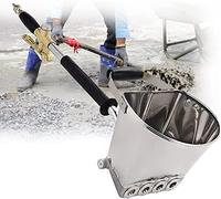 Mortar Sprayer Gun,With 4 Jet Hopper Plaster Concrete,For Plaster Plaster Sprayer Cement Gun,For Wall And Ceiling Stucco Sprayer Spray Gun Hopper Wall, HUANGHAIQIU