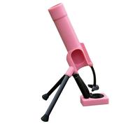 Mortar Style Beer Bottle Opener Funny Bar Accessory Push Down Cap Remover for Beer Soda Bottles Hands Free Bottle Opening Tool Gift for Home Parties(Rosa)