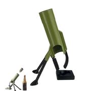 Mortar Tube Bottle Opener,Beer bottle Mortars Opener,51mm mortar bottles Opener,300ml/500ml Beer & Soda Bottles,Funny Hands-Free Push Down Cap Launcher,For Home,Bar,Party (Green-S)