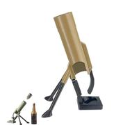 Mortar Tube Bottle Opener,Beer bottle Mortars Opener,51mm mortar bottles Opener,300ml/500ml Beer & Soda Bottles,Funny Hands-Free Push Down Cap Launcher,For Home,Bar,Party (Khaki-S)
