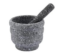Mortero Cocina Mortero, molinillo, juego de granito, cuenco for ajo, triturador, exprimidor, contenedor, Pestel