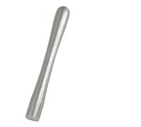 Mortero de acero inoxidable para triturar frutas menta y hielo en métodos tradicionales y modernos de preparación de cócteles (18,5 cm)