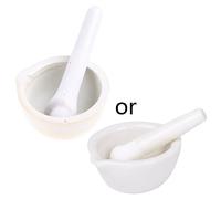 Mortero de porcelana y maja de guacamol especias ensaladas no poroso lavavajillas seguro para cocinas herramienta de cocina doméstica gadget mortero y mortero conjunto grande