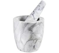Mortero - mortero de 12 cm, ideal para triturar y mezclar. fabricado en mármol, resistente y duradero. perfecto para la cocina moderna.*