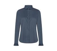 MOS MOSH - Blusa con Mangas de Volantes - Azul Oscuro - Blouses & Shirts - Mujer - Azul - S -